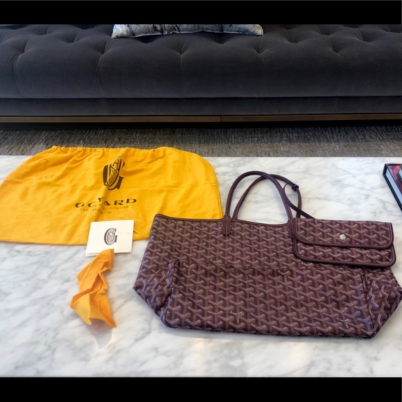 ❌SOLD❌ Goyard Saint Louis Tote PM Burgundy - Picture 2 of 8